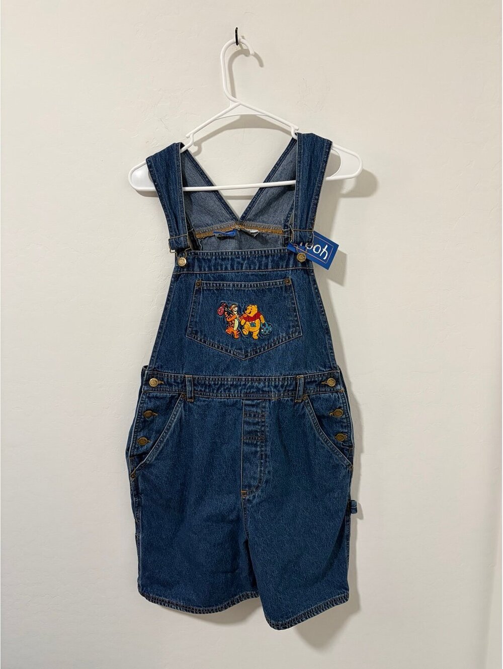 New vintage Winnie the Pooh Embroidered Overalls - Women’s size Medium